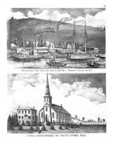 McCausland's Ship Yard, Port Ewen Catholic Church - Rev. F.W. Brady, Ulster County 1875